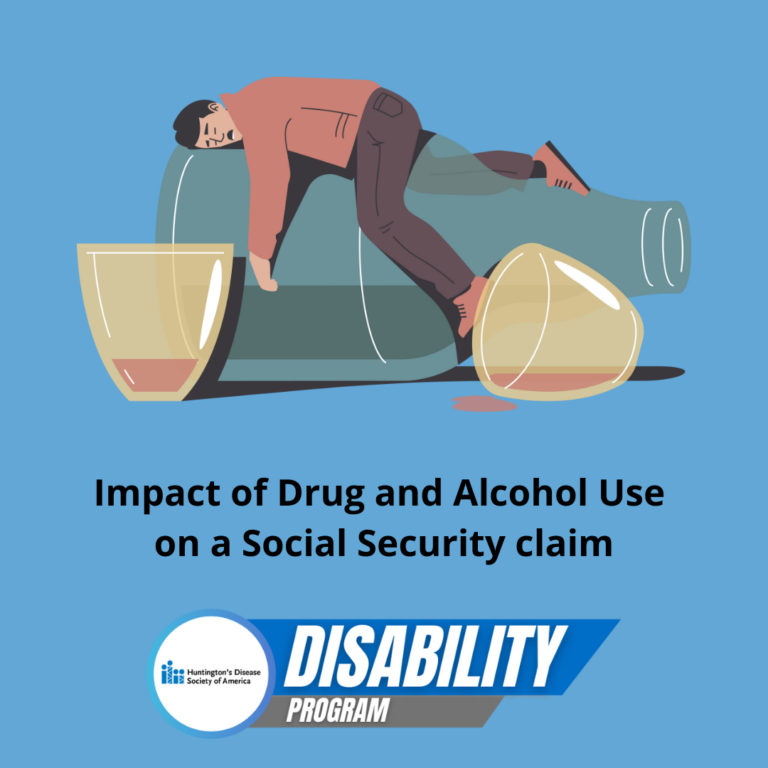 Disability Red Flag Drug and Alcohol Use Huntington's Disease Society of America